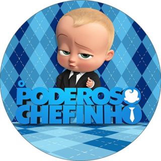 Painel  O poderoso chefinho - Sublimado Tecido Helanca com Elástico em Oferta na Shopee