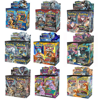 324 Pcs Cartas de Pokémon TCG Brilhantes Pokemon Caixa de Exibição Booster Para Coleção de Cartões Jogo de Batalha em Oferta na Shopee