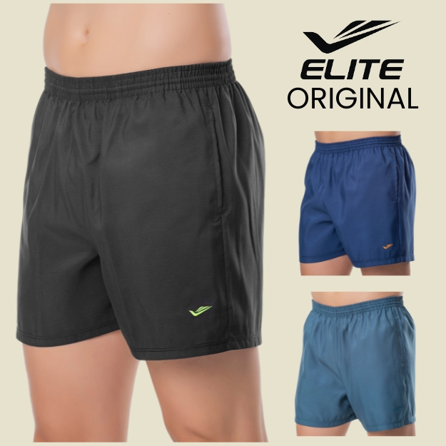 Bermuda Masculina com Bolso Tactel Plus Size Treino Verão Curta Costura Reforçada Presente...