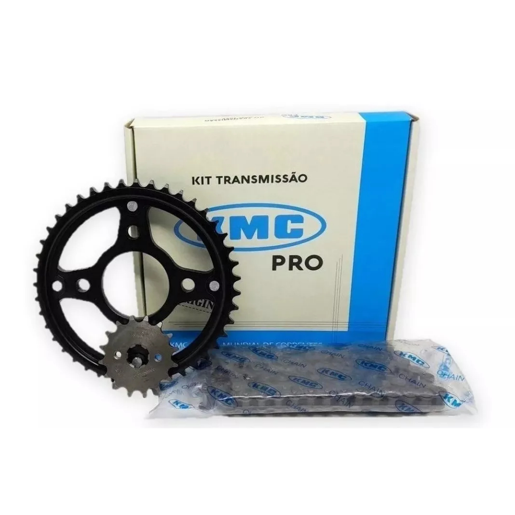 Kit Relação Transmissão Titan 150 2004 Ate 2015 Kmc Pro S/Retentor 881599 — imagem 2 de 2