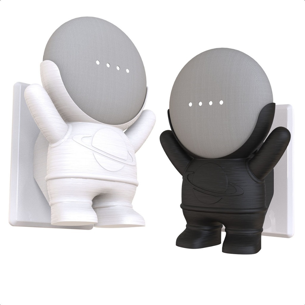 Suporte de Tomada Parede Compatível Google Home Mini e Google Nest Mini Astronauta — R$ 44,90 em Shopee