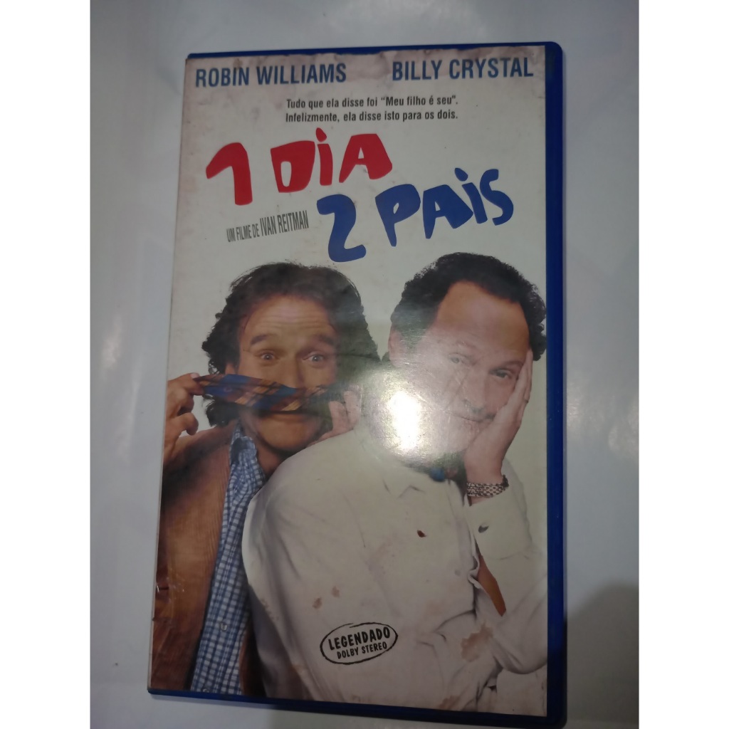 VHS Filme 1 Dia 2 Paes Robin Williams e Billy Crystal