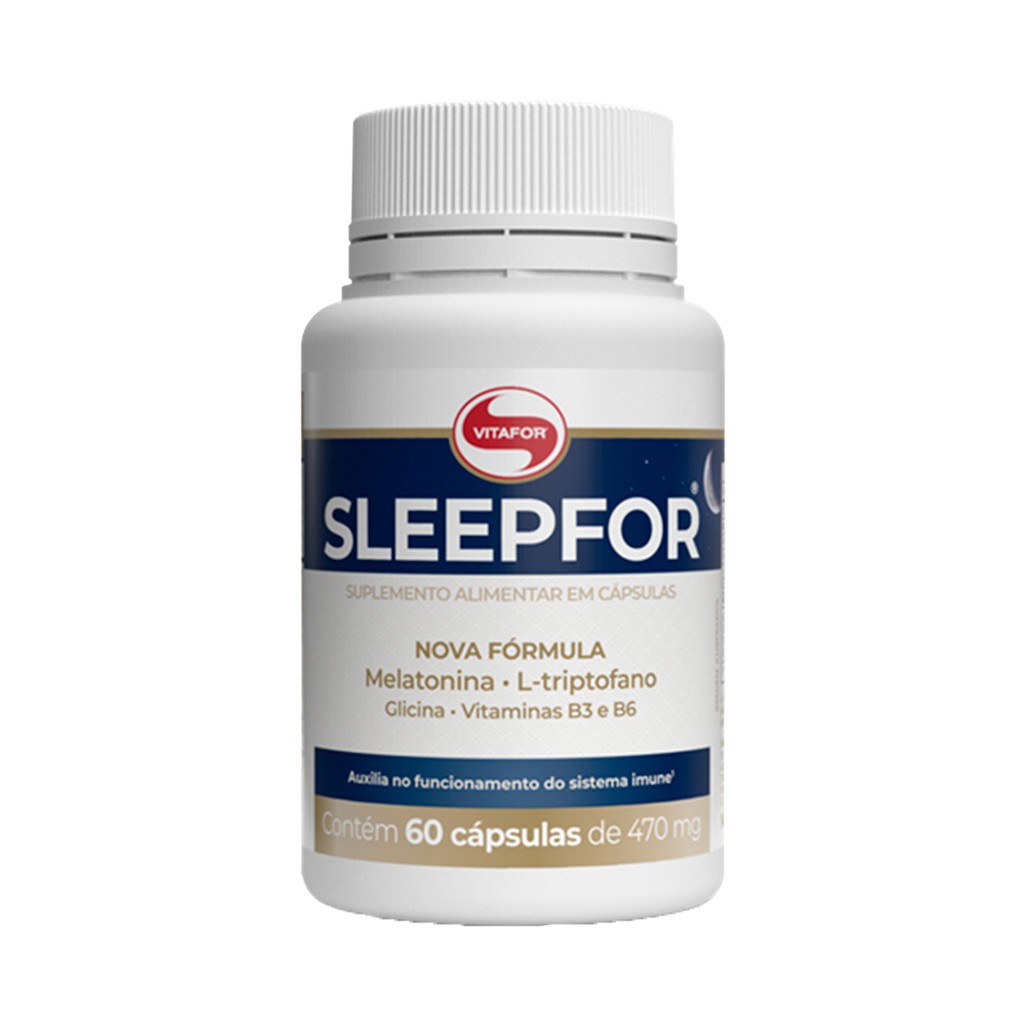 Sleepfor 60 Cápsulas Original Vitafor em Oferta na Shopee