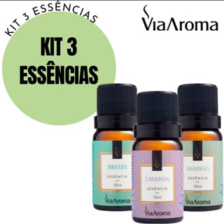 3 Essencias Para Aromatizador Difusor de Ambiente  elétrico - Via Aroma Kit c/ 3 Essência a Escolher em Oferta na Shopee