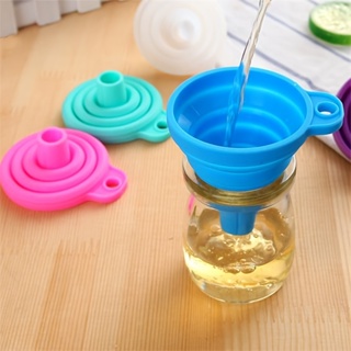 3 Funil Silicone Funcional Multiuso Prático Dobrável Ferramentas De Cozinha Dispensador de Líquidos em Oferta na Shopee
