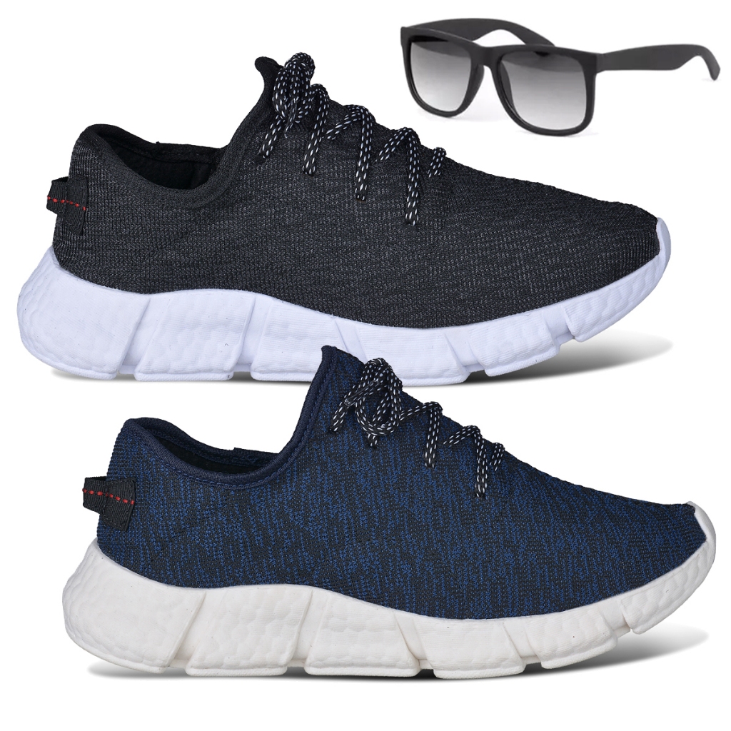 Kit 2 Tênis Masculino Prospect Ultra Mais Vendido Super Confortável Leve + Óculos LojaMarch