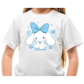 Camiseta infantil Sanrio Cinnamoroll e amigos em Oferta na Shopee