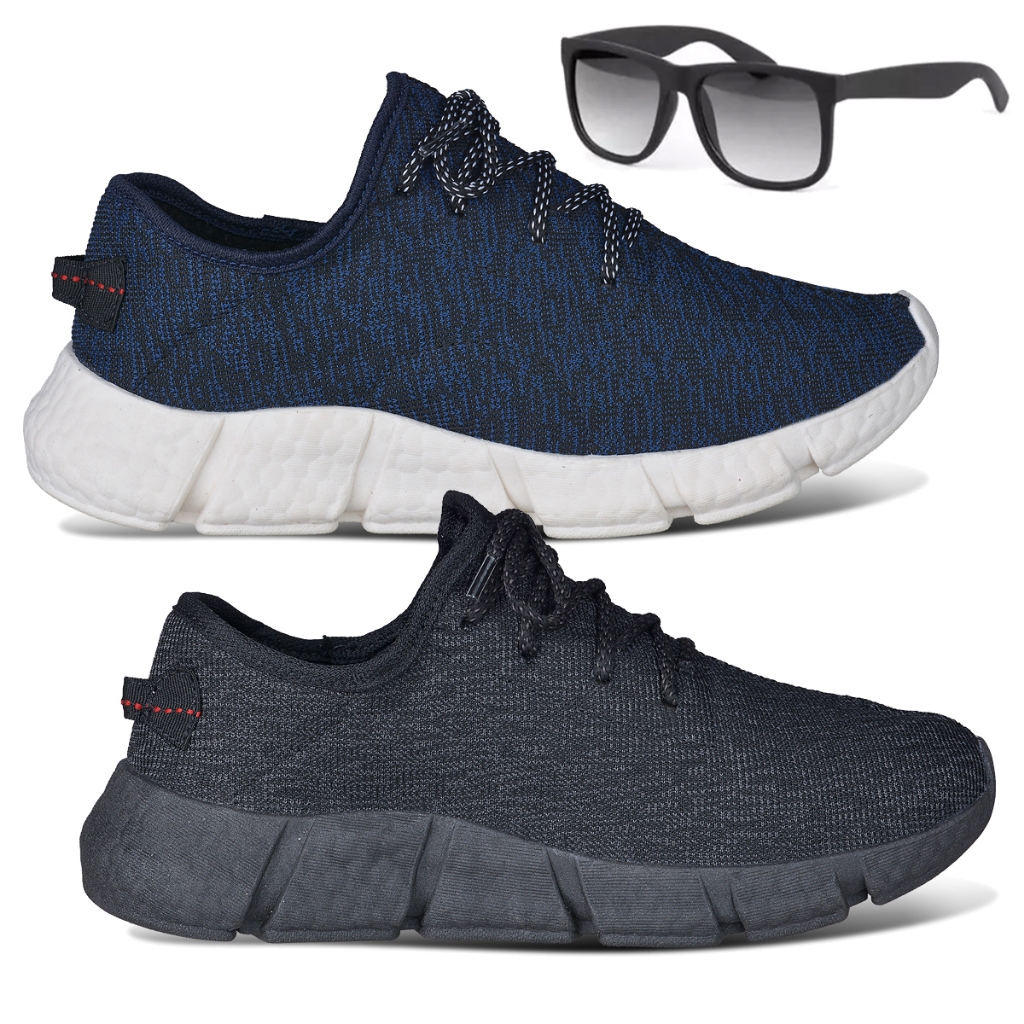Kit 2 Tênis Masculino Prospect Ultra Várias Cores Oferta Barato Lançamento + Óculos LojaMarch