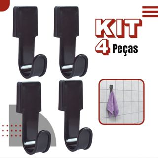 Kit Gancho Multiuso Autoadesivo Plástico Resistente Casa Cozinha em Oferta na Shopee