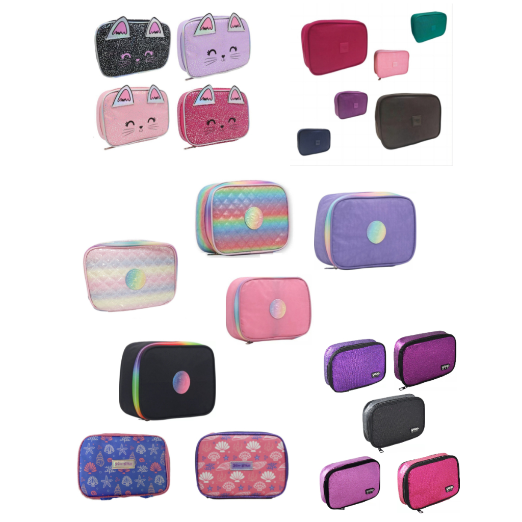 Estojo Escolar Organizador Jumbo Box Grande 100pens