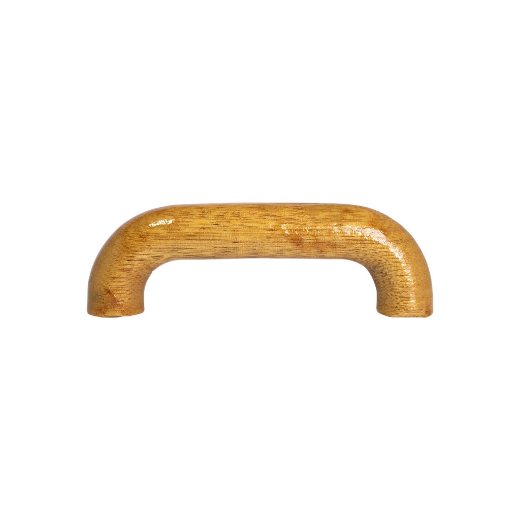 Puxador De Madeira Gavetas Armarios Moveis Alça 96mm Mogno