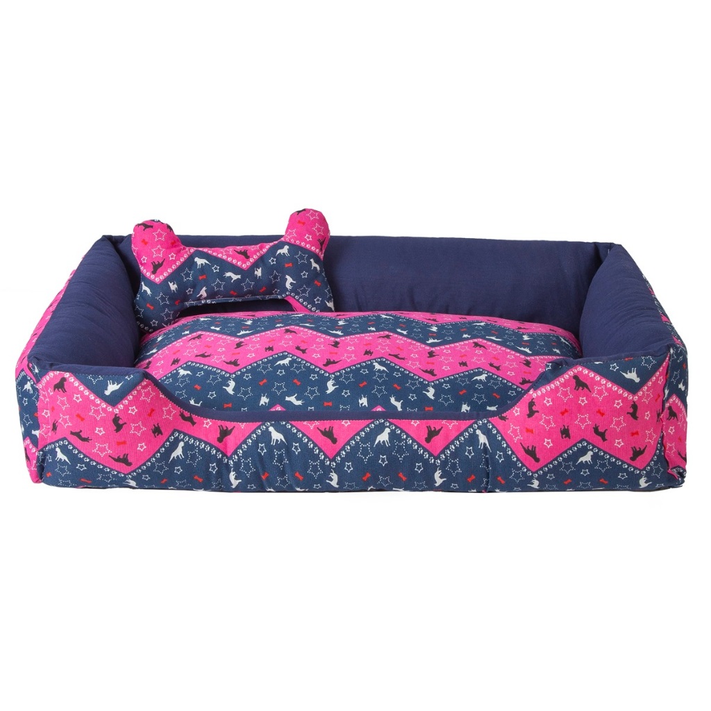 Cama Pet Apollo Lavável Com Zíper Para Cachorro e Gato 70cm x 50cm Animais Porte Médio de até 15KG + Ossinho em Oferta na Shopee