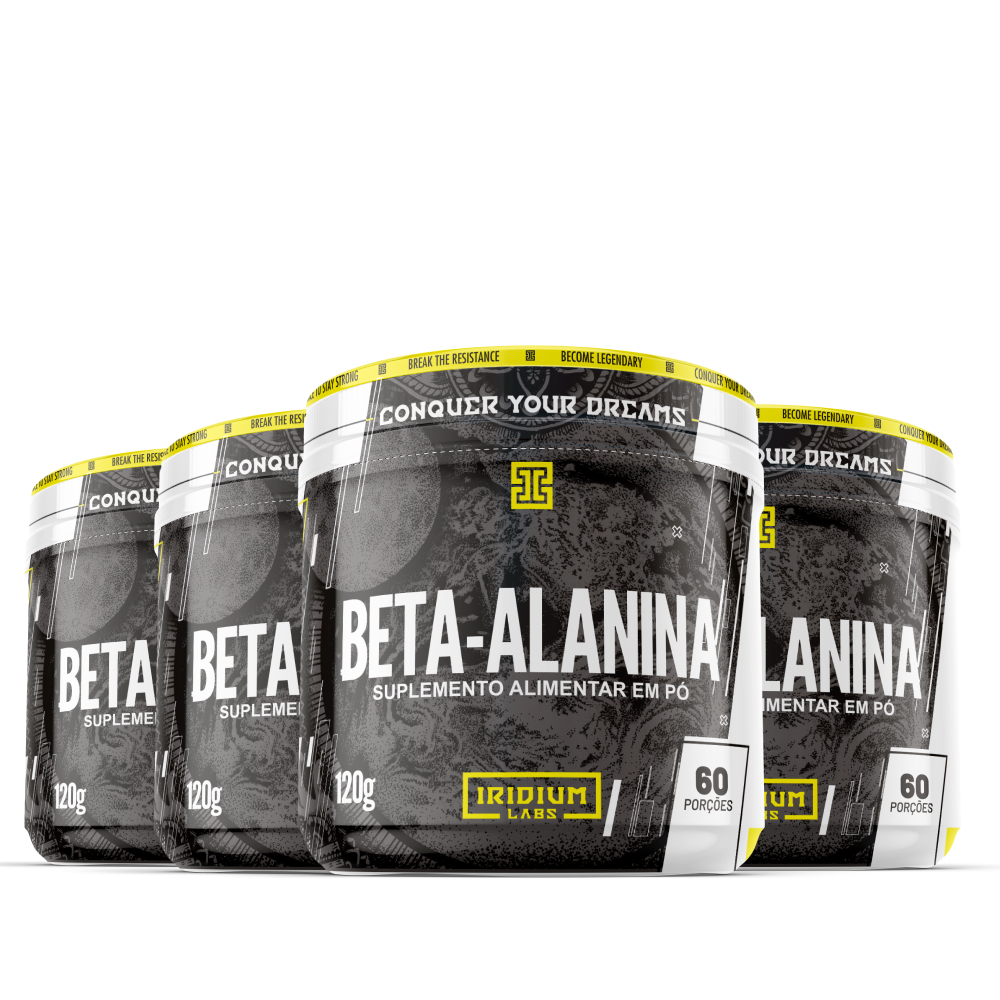 Kit 4x Beta Alanina - 120g Iridium Labs em Oferta na Shopee