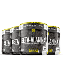 Kit 4x Beta Alanina - 120g Iridium Labs
