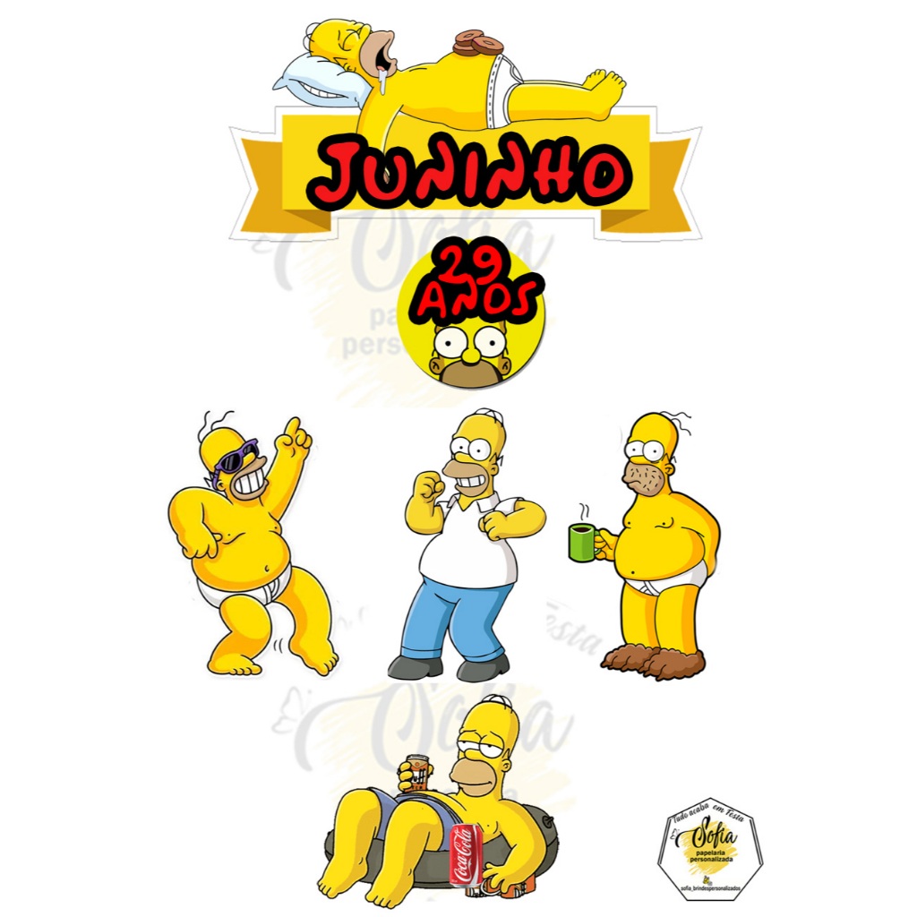 Bolo Homer Simpsons: Onde Comprar | BuscaProdutos