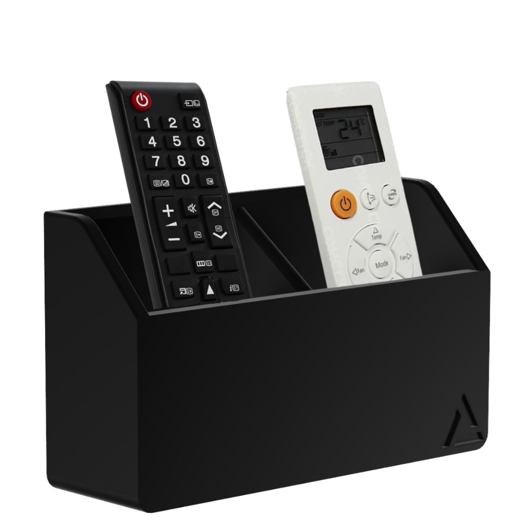 Suporte De Parede 2 Controles Tv Universal Ar condicionado Artix Suporte De Parede Resistente preto