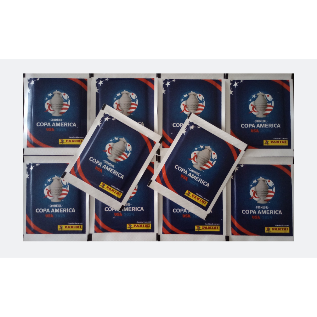 Lote com 10 Envelopes Lacrados Copa América 2024 !