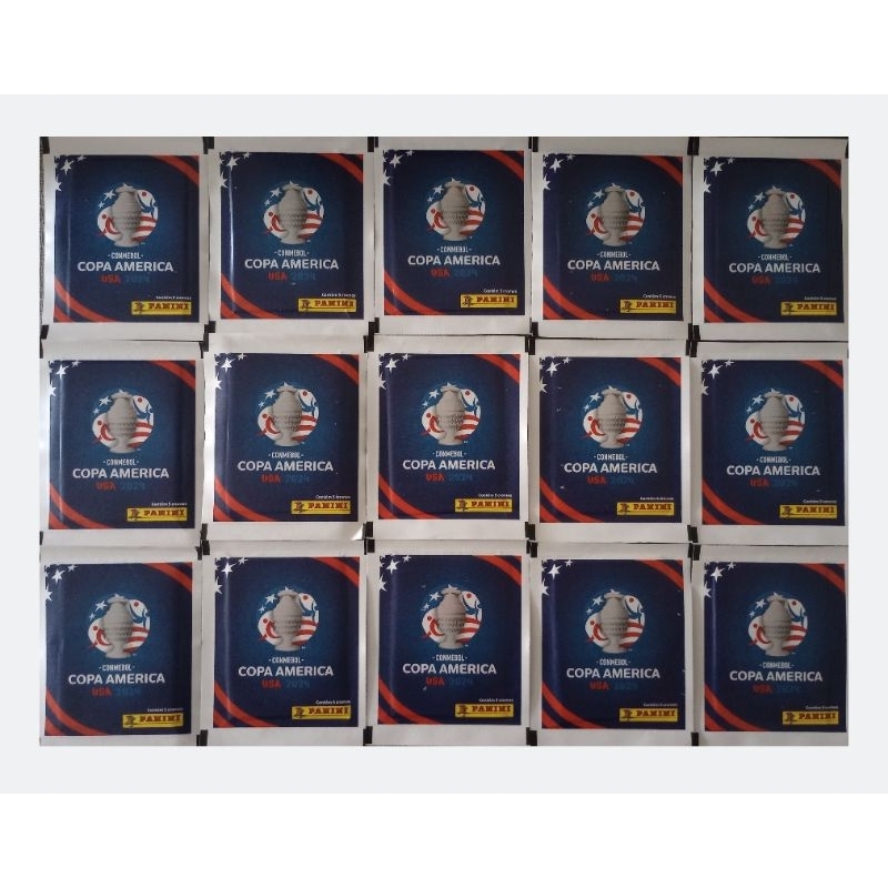 Lote com 15 Envelopes Lacrados Copa América 2024 !