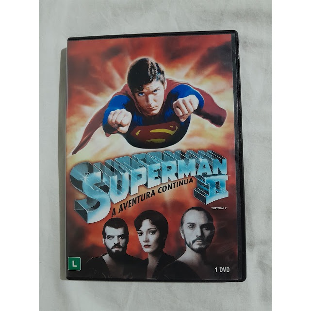 DVD SUPERMAN II – A AVENTURA CONTINUA * ORIGINAL