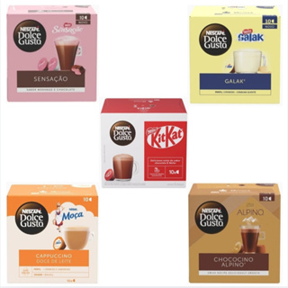 Dolce Gusto 50 Cápsulas de Café KIT KAT SGMA Nescafé® em Oferta na Shopee