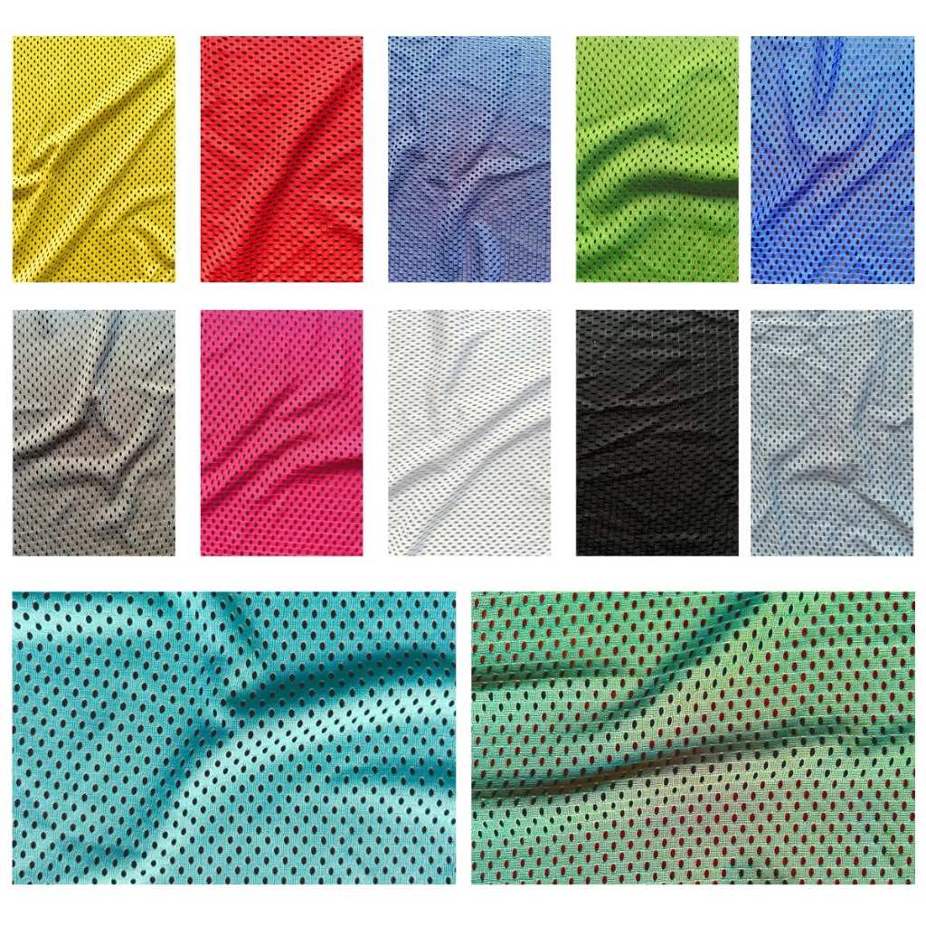 Tecido Com Furadinho Malha Leve Esportiva 100% Poliéster 1 Metro em Oferta na Shopee