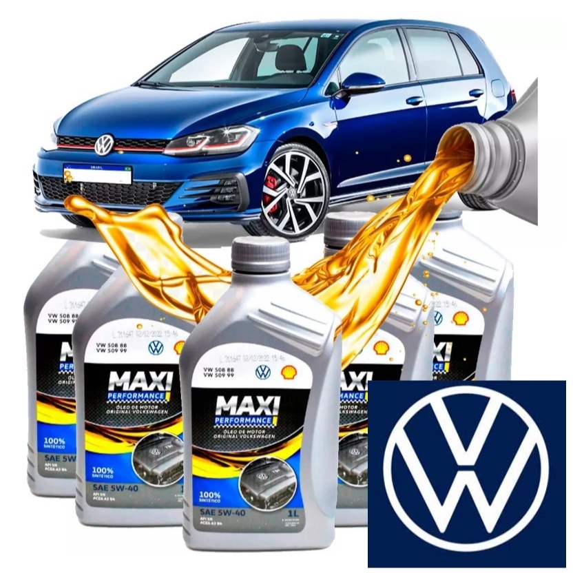 Óleo 5w40 508 88 100% Sintético Shell Maxi Performance 5l