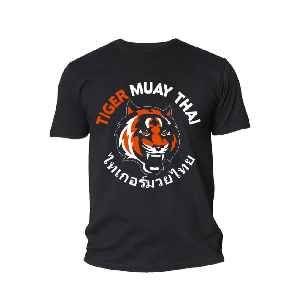 Camiseta Infantil e Adulto Muay Thai Lutas Competição Blusa unissex 100% Algodão Diversas Estampas