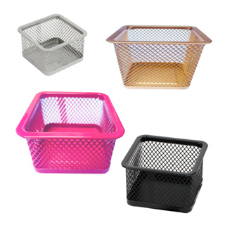 Porta Clips Aramado Organizador Quadrado Mesa Escritório em Oferta na Shopee