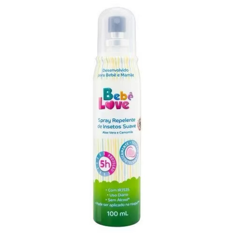 Repelente De Insetos Infantil Bebe Love Até 5hrs 100ML - Nutriex