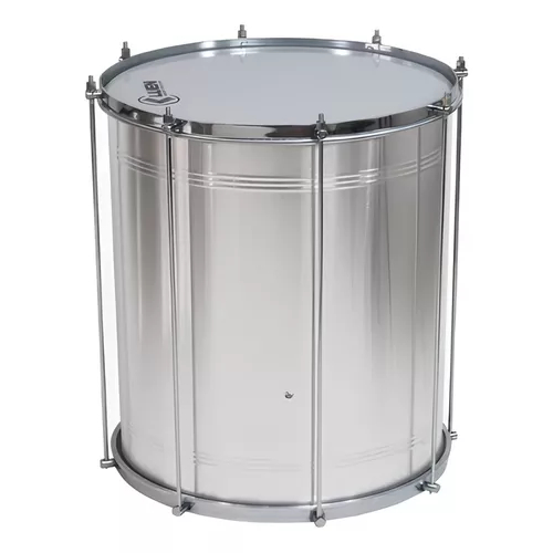 Surdo Alumínio 18 Pol 60cm Luen Escola Samba Enredo Aro Bola