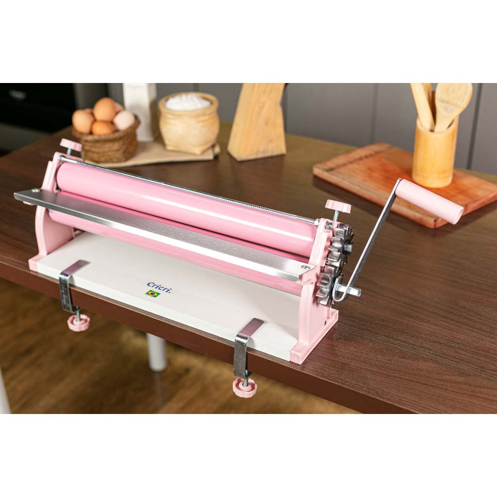 Cilindro de Massas 45cm e 28cm Cricri Pão Pastel Pizza Macarrão Pasta Americana Biscuit Laminador