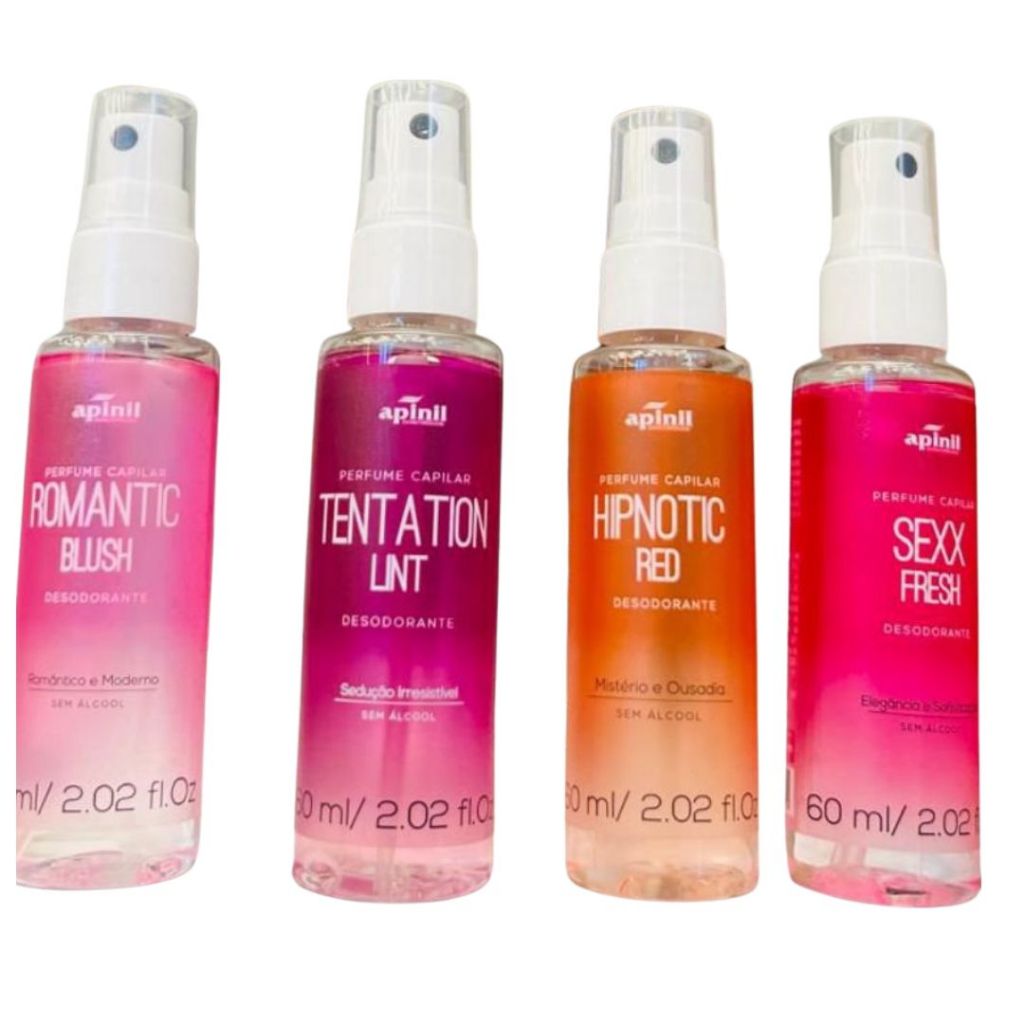 Perfume Capilar 60ml (perfume de cabelo)