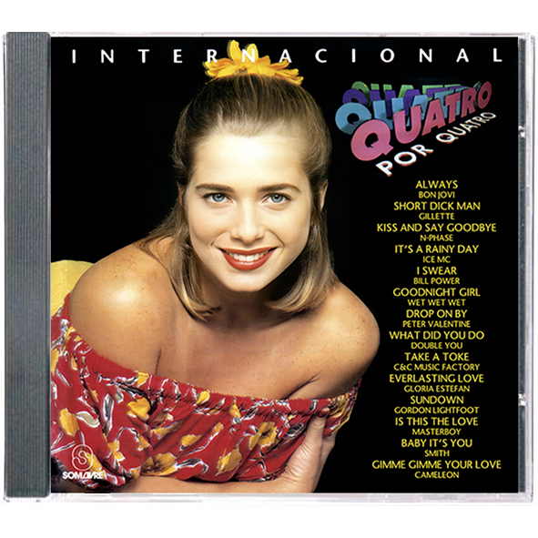 CD NOVELA QUATRO POR QUATRO INTERNACIONAL 1994 / EDÇAO VINYL DISC