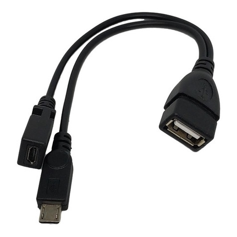 2 EM 1 Cabo Micro Otg Para Fire Stick-mi Stick 4k-realme Tv 4k-v8