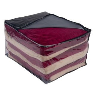 Saco Organizador Multiuso Respirável P/P/M/G/GG Embalagem Anti Mofo Reforçada Com Zíper em Oferta na Shopee