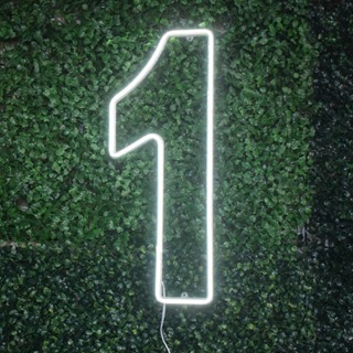 Luminária Led Neon Número 50cm Decoração Festa Aniversário Evento em Oferta na Shopee
