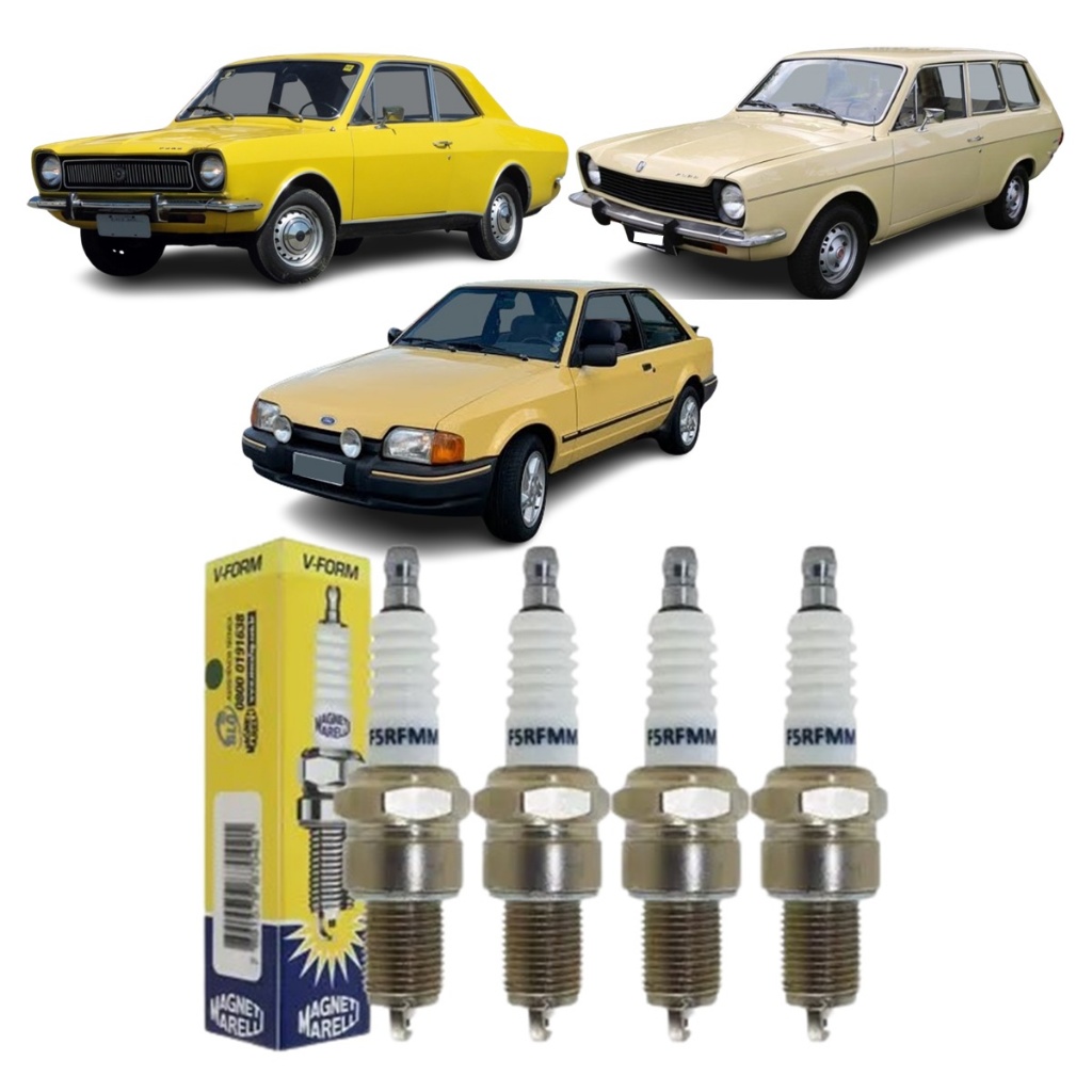 Jogo Vela Ignição Belina Corcel Escort 1.8 Ap Até 1991 em Oferta na Shopee