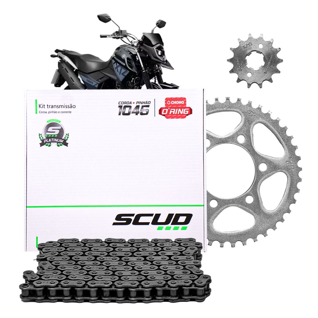 Kit Relaçao Xtz 150 Crosser 2015 Até 2025 Com Retentor Scud