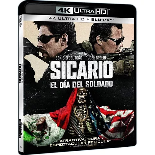 Blu Ray 4k Ultra Hd Sicário - Dia Do Soldado - Dub/ Leg. Lacrado. Raridade!