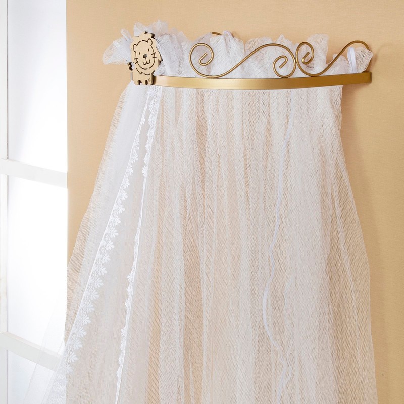 Mosquiteiro Berco Bebe Com Dossel Rei Leao Dourado Unisex