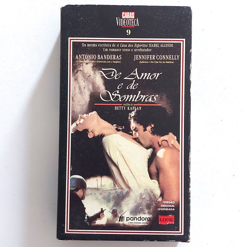 Vhs Filme De Amor E De Sombras Caras Videoteca Vol9