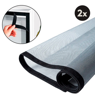 2 Telas Mosquiteiras Para Janela Anti Mosquito Com Velcro em Oferta na Shopee
