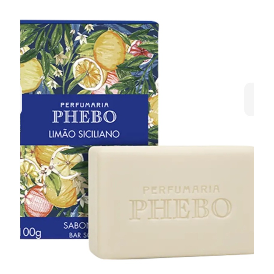 Sabonete em Barra Phebo Limão Siciliano 100g