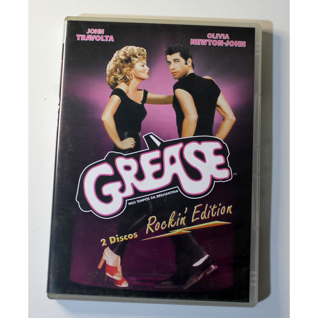 DVD Grease - Nos Tempos da Brilhantina - DVD Duplo - Original