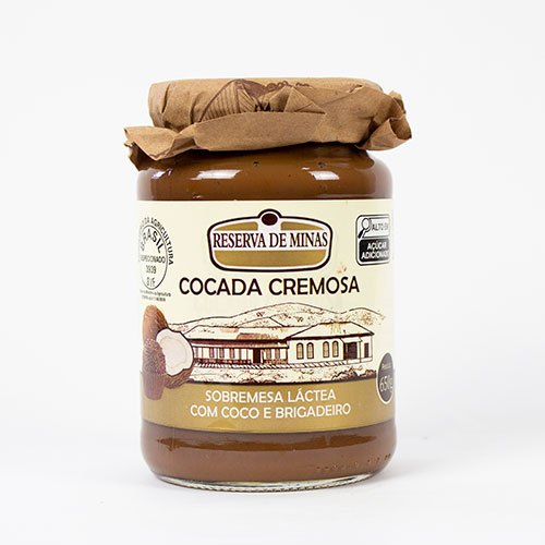 COCADA CREMOSA COM BRIGADEIRO RESERVA DE MINAS 650g