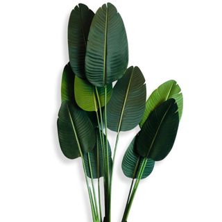 Árvore Bananeira Artificial Folha Grande Sem Vaso Decoração