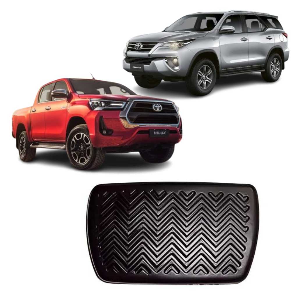 Capa Pedal Automatico Hilux E Sw4 2016 2017 2018 2019 2020 2021 2022 2023 2024