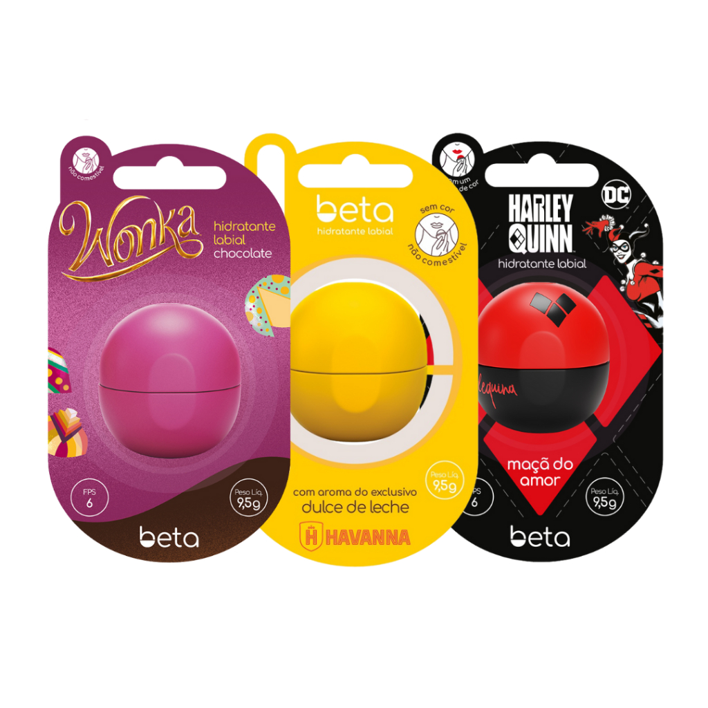 Beta Wonka, Havanna Doce de Leite e Arlequina - Kit com 3 em Oferta na Shopee