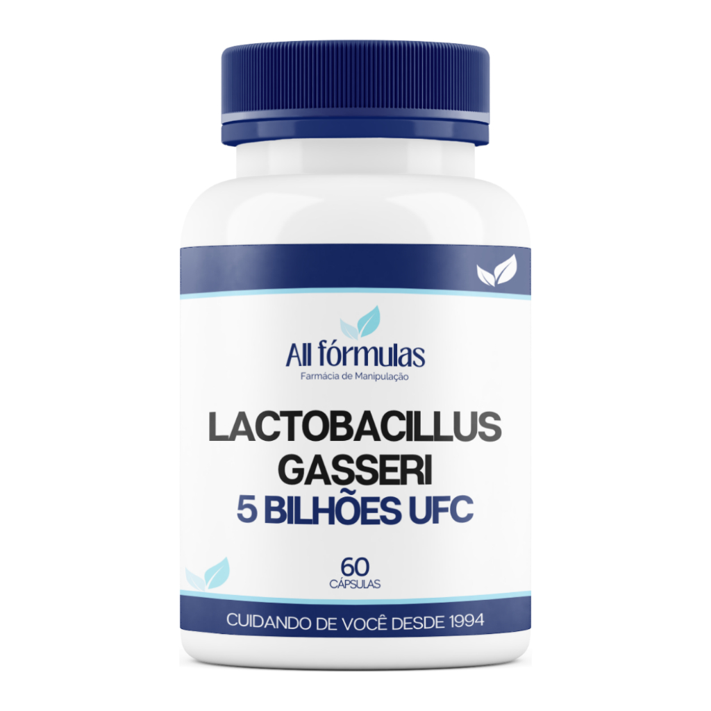 Lactobacillus Gasseri 5 Bilhões UFC 60 Cápsulas - All Fórmulas