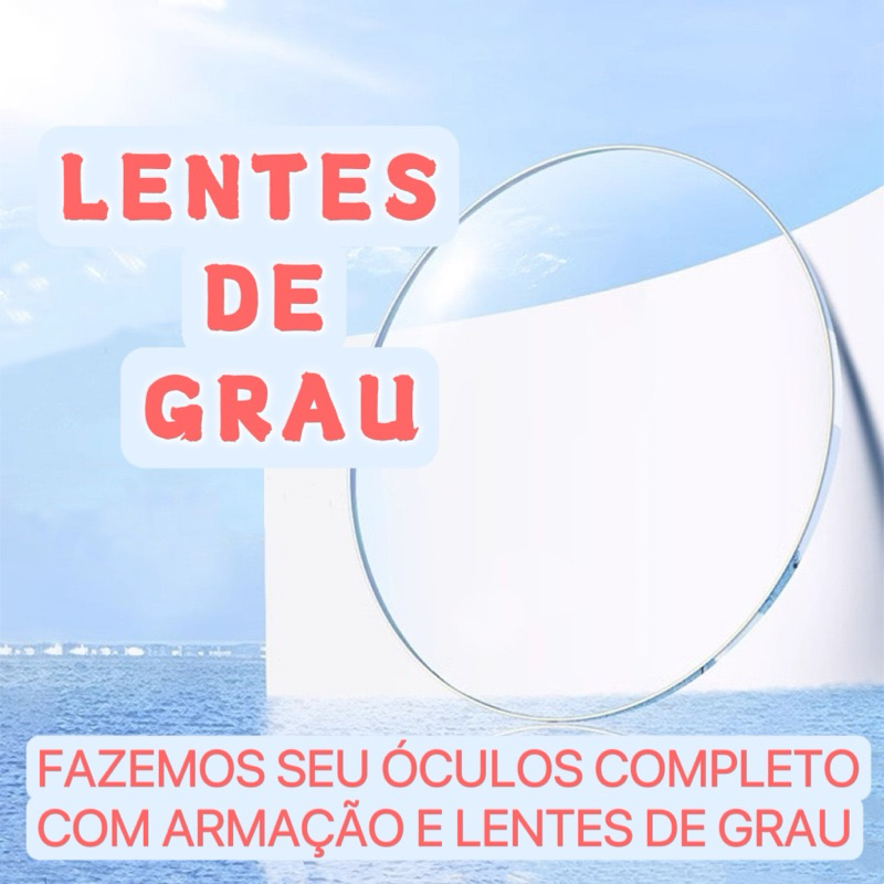 Par Lentes para colocar seu grau completo - Miopia - Hipermetropia - Astigmatismo